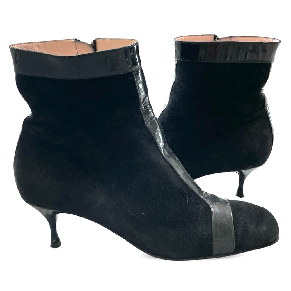 Celine Ankle Boots Booties Kitten Heel